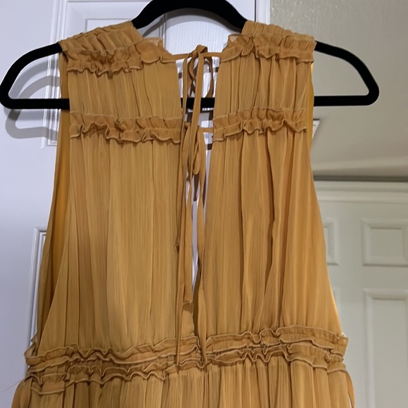 Dance On Air Ruffle Maxi Dress - Yellow - Picture 5 of 6